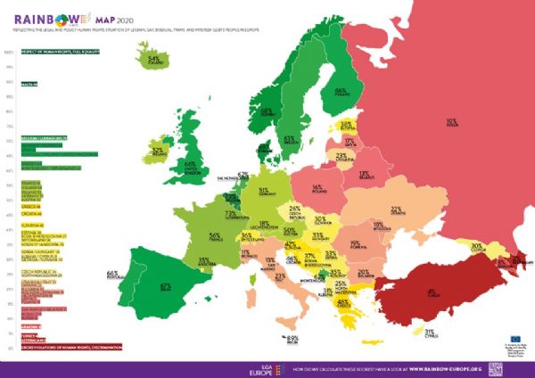 Haber | Türkiye LGBTİ haklarında Avrupa’da yine sondan ikinci!