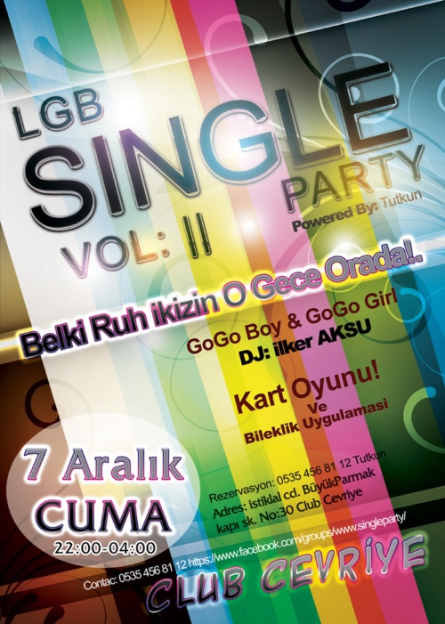 Haber | SINGLE PARTY VOL 2 (Yalnzlar Partisi 2)